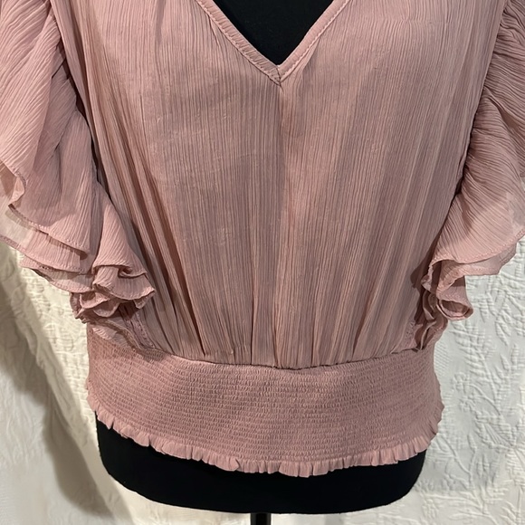 Anthropologie Forever That Girl ruffle top, size large, NWT - Picture 5 of 15